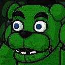Pixel icon example. FNAF fan character.