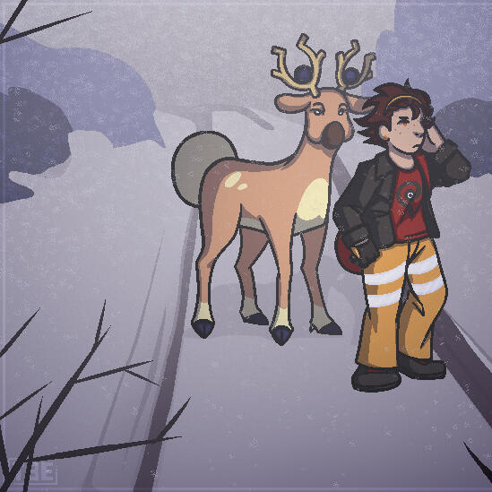 Fullbody full color piece with a background. Aliased lines. ~$150.