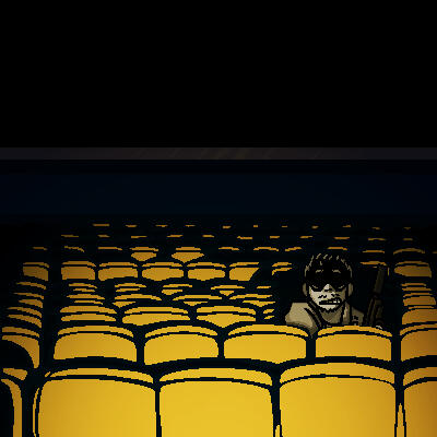 Experimental piece example. Human character. Features background that looks simple but kinda sucked to draw.